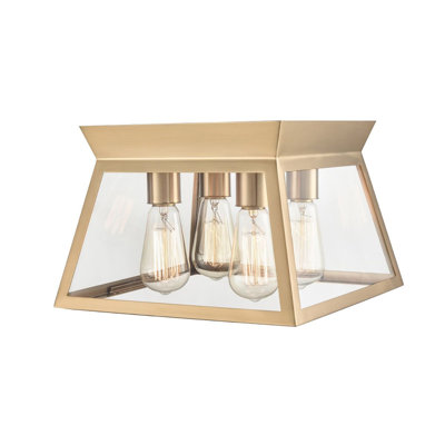 Zeineb Glass Flush Mount