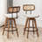 Sirine Swivel Linen Bar & Counter Stool-571734792