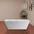 66.9" x 29.5" Freestanding Soaking Acrylic Bathtub-88388745