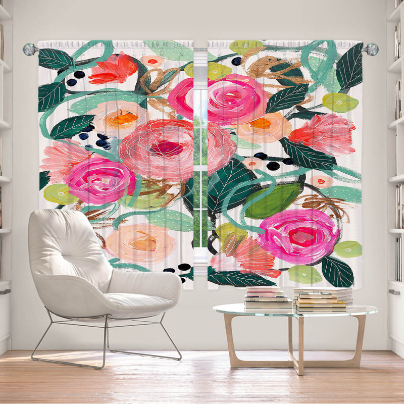 Room Darkening Curtain Pair, 56" W x 78" L