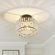 Sybal Crystal Drum Chandelier