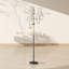 HOMCOM Floor Lamp 165 cm Tall Standing Lamp with 3 Lights and Foot Switch