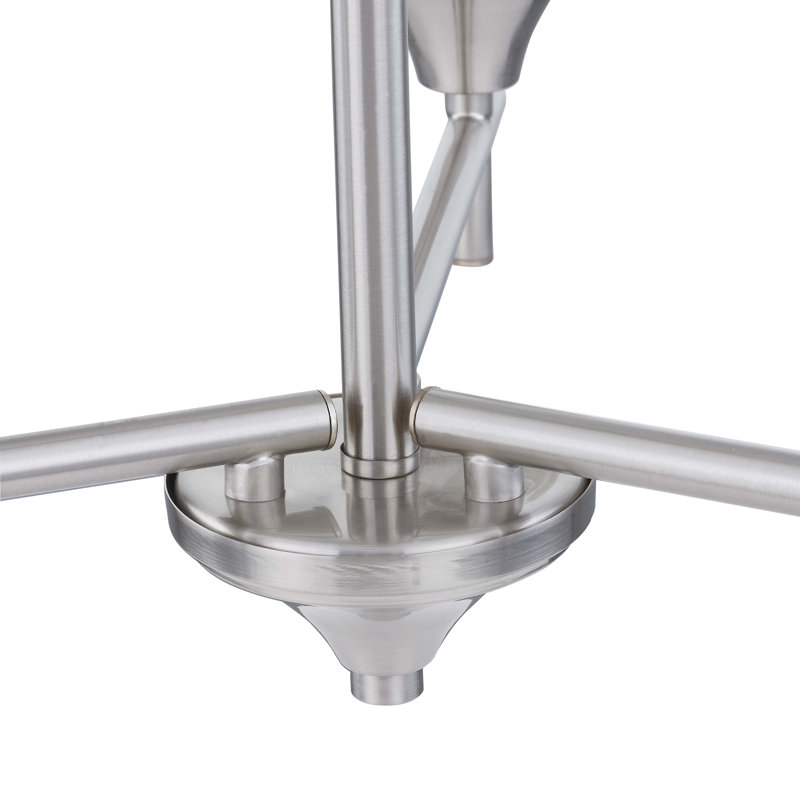 Meredith Chandelier, Brushed Nickel