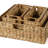 Traditional Assorted Hand-Woven Hyacinth/Iron Baskets (Set of 10)-98403669