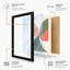 Pinwheel Geometry Mid-Century - Framed Print-1101412765-1101412752