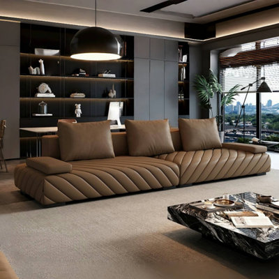 Luxe-Light Minimal Straight Sofa