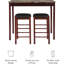 Loria 2 - Person Four Leg Dining Set-943938925
