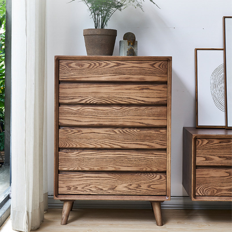 Commode d'appoint en bois style salon