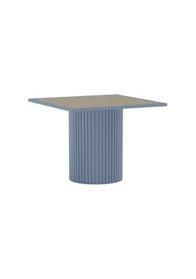 Milo Outdoor Square Dining Table, Blue, 28" H x 36" W x 36" D