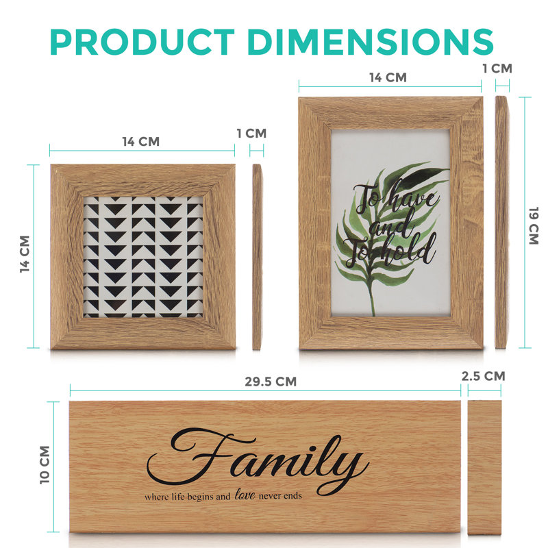 Guthrun Brown Picture Frame - Set of 5