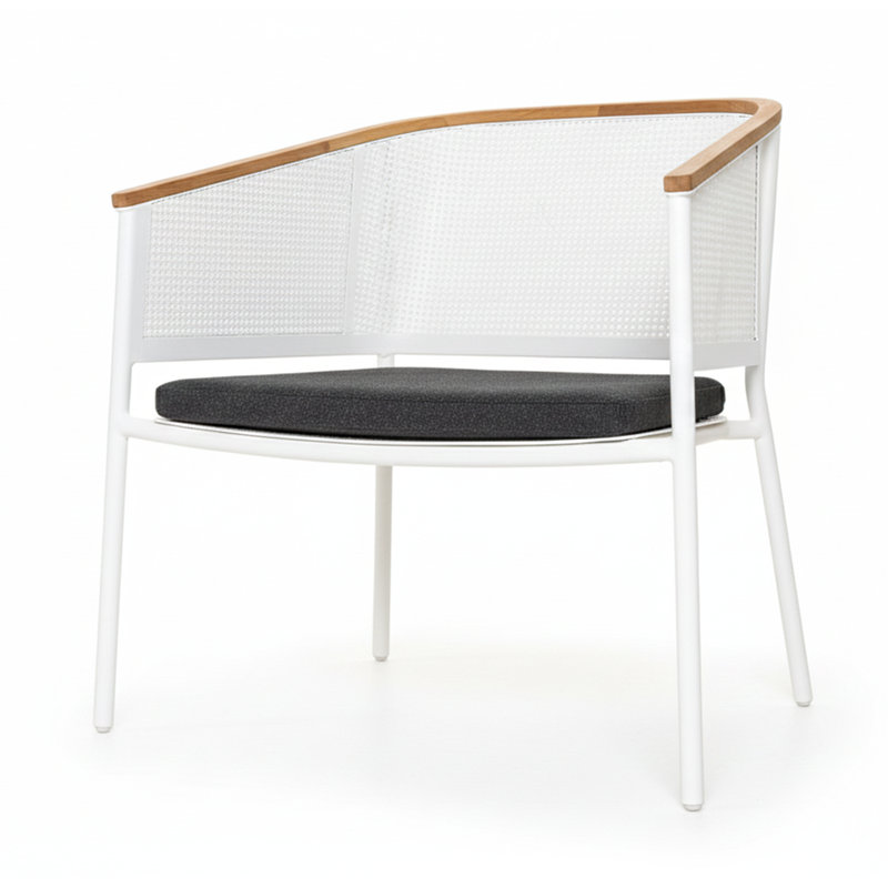 Teck patio, Suie, Blanc