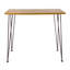 TABLE DE TABLE EN BOIS ET MÉTAL DENALI INDUSTRIAL