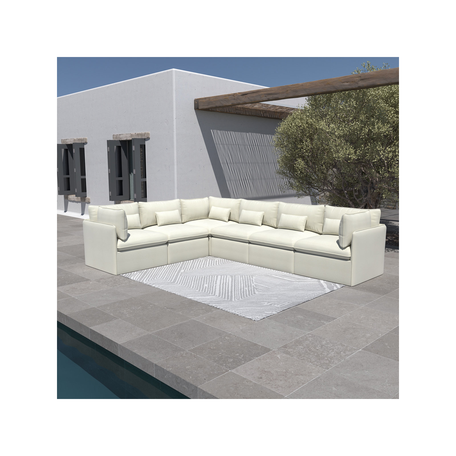 Valliere 6pc Multi-Chair Seating Group