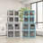 32 Gal Stackable Storage Bins With Lids, 3 Packs Collapsible Closet Organizers And Storage, Plastic Drawer Storage Container On Wheels With 5-Sided Access, Doors For Blankets-634350853