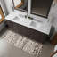 Meuble-lavabo double 84 po X P 22 po D, avec plateau en marbre de Carrare pour la maison-2071268270