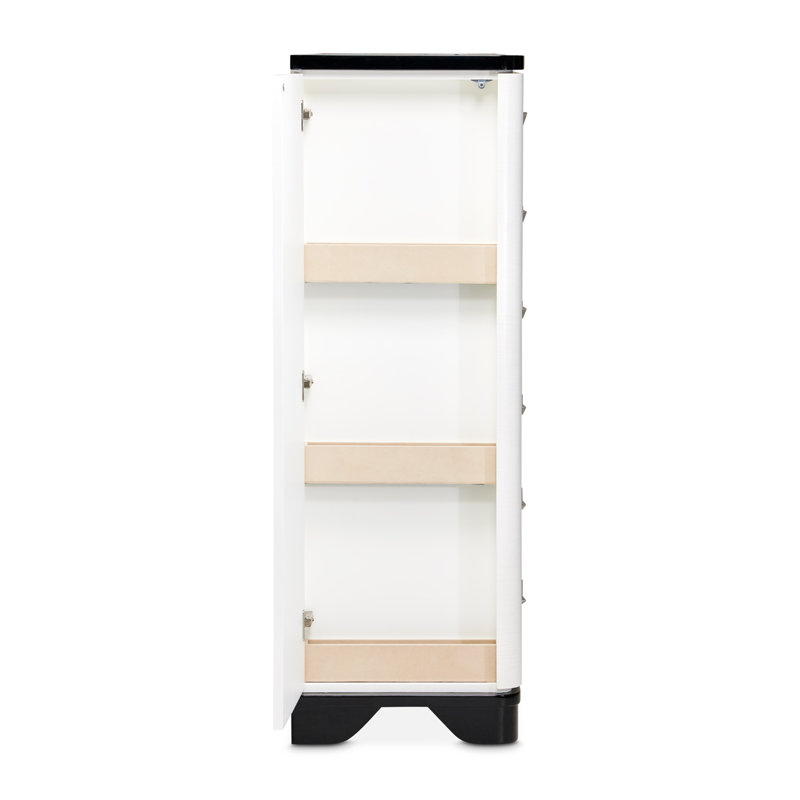 Tuxedo 6-Drawer Chest - Piano Keyboard
