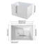 Baignoire autoportante en acrylique 39 po. X 28 po., Forme rectangulaire, blanc