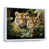 White Floater Framed