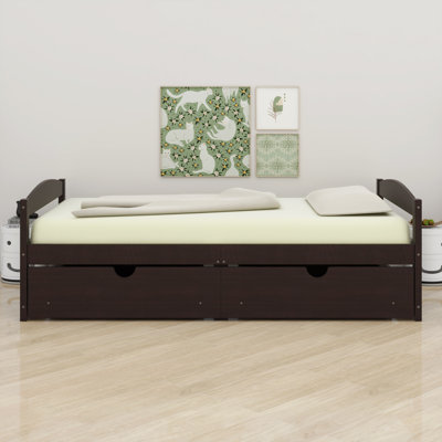 Platform Bed, With Two Drawers