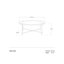 Yasmina Four Leg Coffee Table-20631219