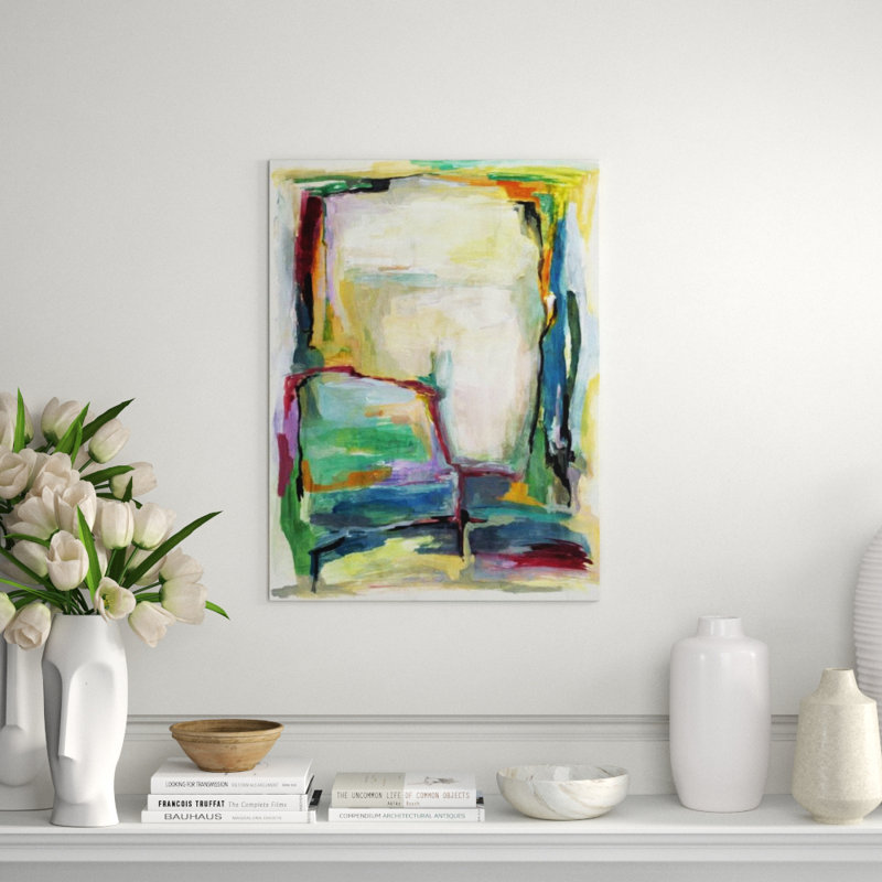 Entangle I Painting by Barclay Butera, 73" H x 54" W x 1.5" D, Knife Gel