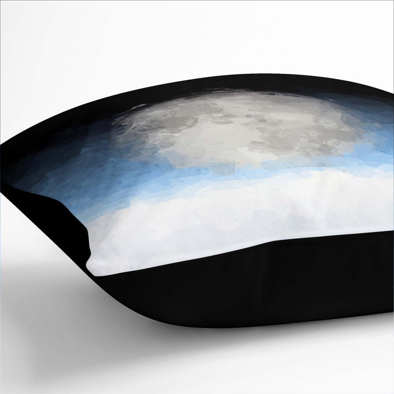Square Throw Cushion, Black, 55cm H x 55cm W x 20cm D