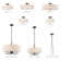 Flaire Linen Blend Semi Flush Mount