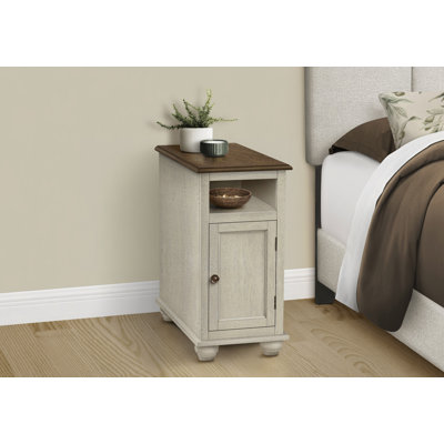 Modern Table, End, Side Table, Bedroom, Nightstand, Narrow, Lamp, Storage, Traditional
