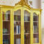 bibliothèque de luxe sculptée de style américain