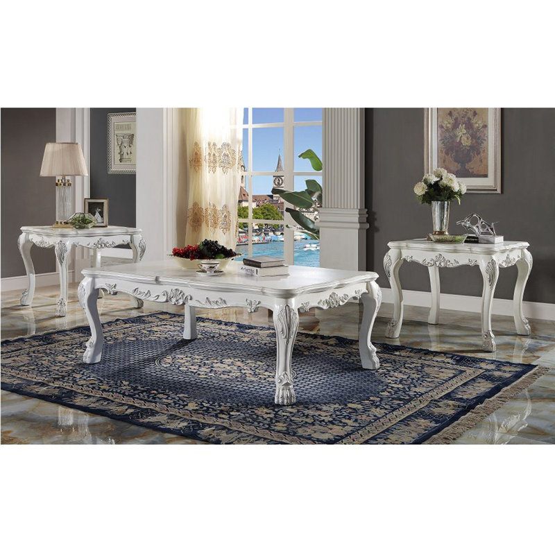Luyn End Table, Silver