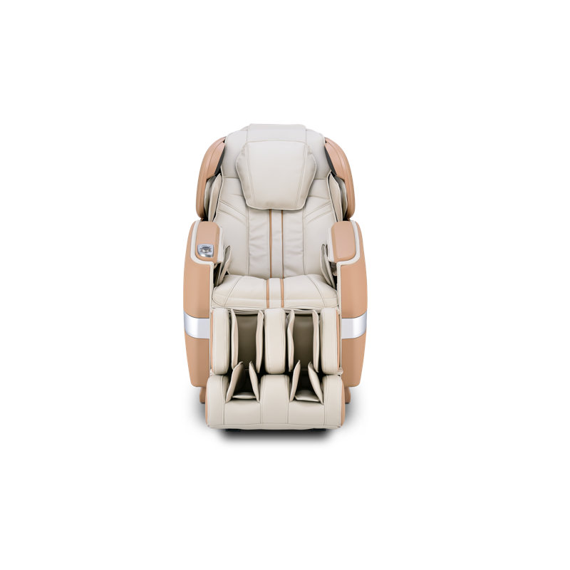 Heated Massage Chair, Ivory/Beige