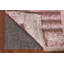 Tapis oriental rayé à motif abstrait moderne