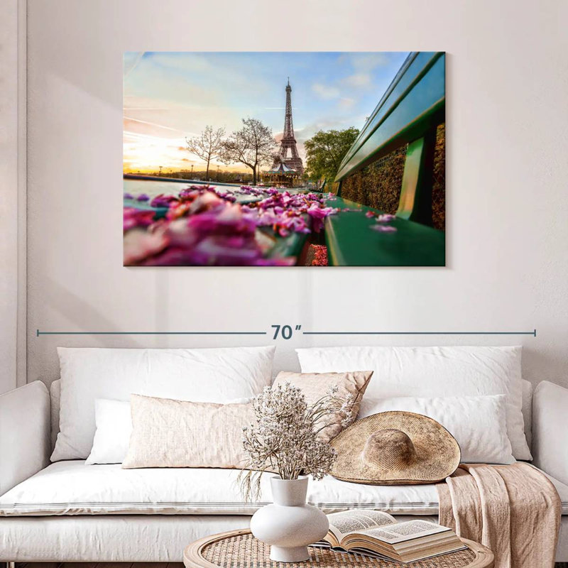 Ravi Eiffel Towel In Spring, 30" H x 45" W