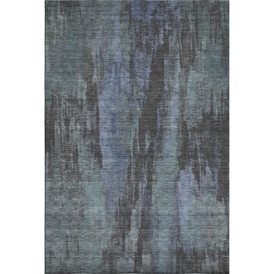 Premium Machine Washable Lampkins AMF1648 Abstract Rug