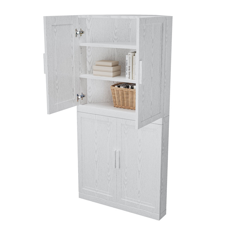 Armoire de coin de cuisine Reno, Blanc