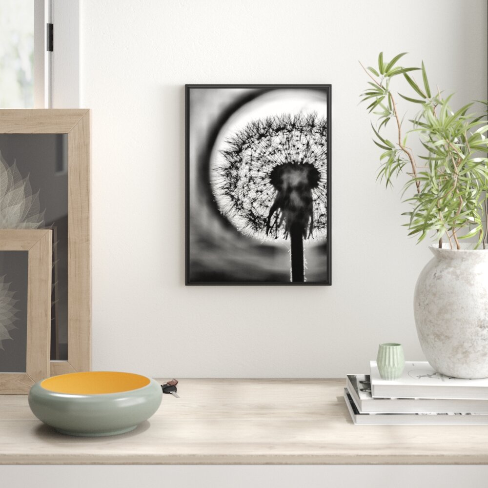 Gerahmtes Wandbild Pusteblume