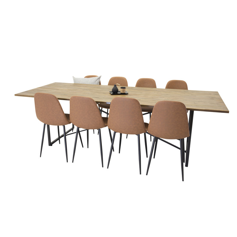 Hampton 8 -Person Solid Wood Dining Set