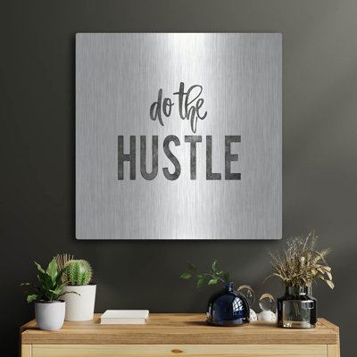  «Work From Home 2» par Wild Apple Portfolio, art mural en métal, 24 po x 24 po