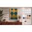 Deco Fan Symmetry Art Deco - Wrapped Canvas-283800074-283800085