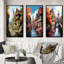 «Allemagne Bavarian Charm», 3 pièces sur toile-349618336-349618338