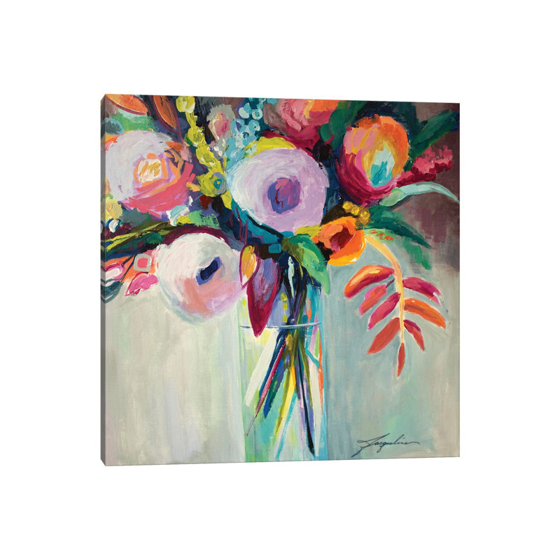 Ode To Summer VII by Jacqueline Brewer - Wrapped Canvas Print, Wrapped Canvas, 30.48 cm H x 30.48 cm W