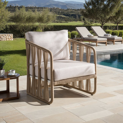 Franklyn Rope And Aluminum Patio Chair