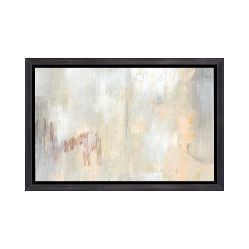«Barely Blush I» par Jennifer Goldberger - reproduction d'art encadrée, H 26 po x l 40 po x 1,5 po