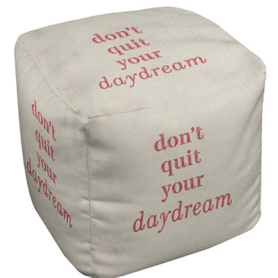 Upholstered Polyester Blend Cube