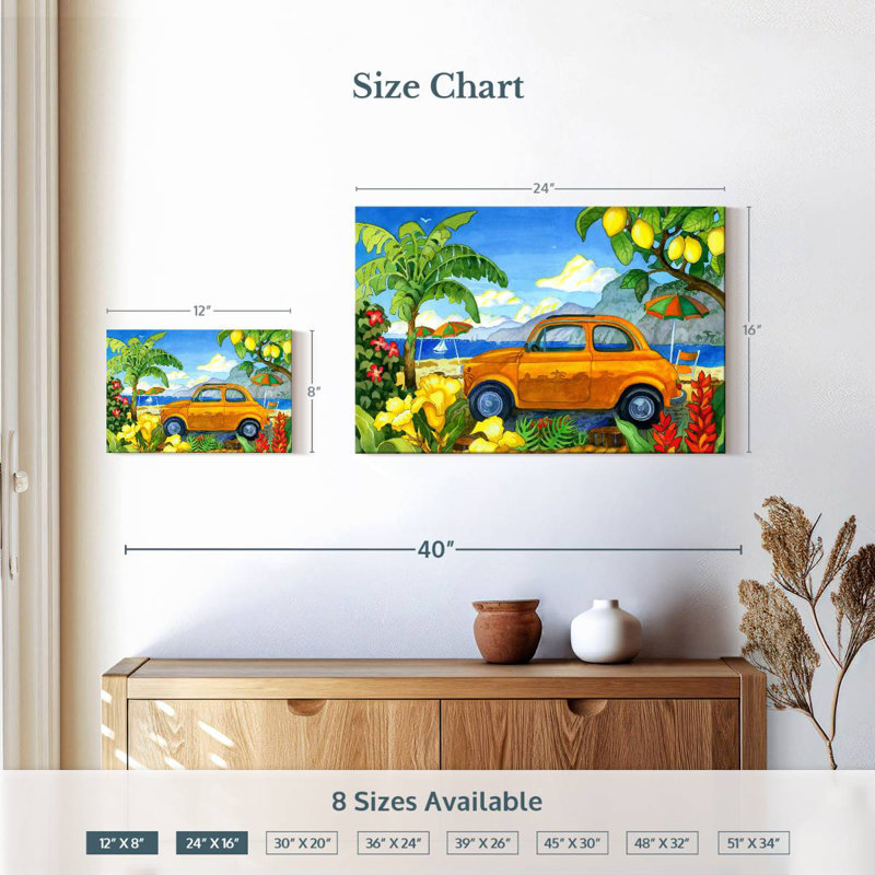 Mehar Little Cinquecento, 16" H x 24" W