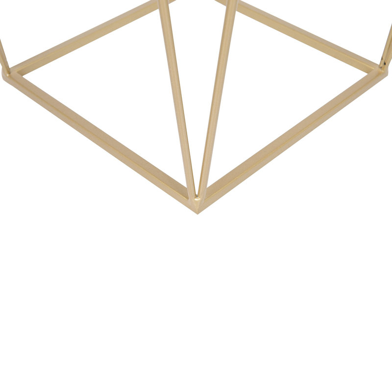 Darley Dale Glass Top Frame Nesting Tables