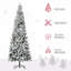 Arbre de Noël artificiel pin clair enneigé 9 pi., Branches réalistes, 1084 branches