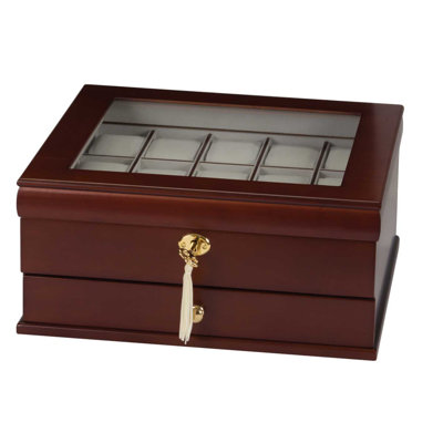 Wood Watch Box + Locking