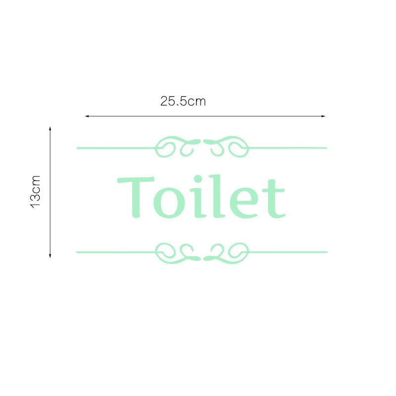 Text & Numbers Non-Wall Damaging Wall Decal