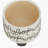 S/2 CERAMIC 6/8" SCRIBBLE FOOTED PLANTER, BEIGE